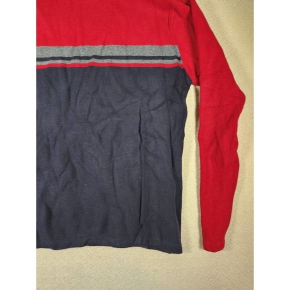 BKE Buckle Sweater Mens Small S Pullover Sweatshirt Crew Neck Red Cotton NWOT - Picture 11 of 12